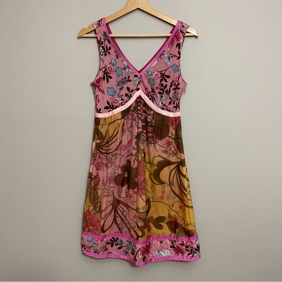 VINTAGE United Colours of Benetton Dress 90s 2000s Y2K VTG - Picture 2 of 16